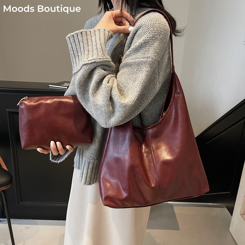 Tote Bag Sublimation - MOODS Fashion Women Tote Bag Set
