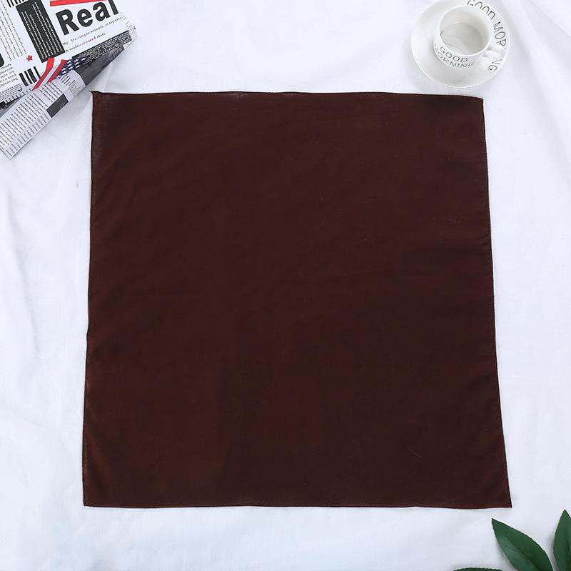 Headscarf Cotton Solid Color R - Bandana Blank White 评论和价格