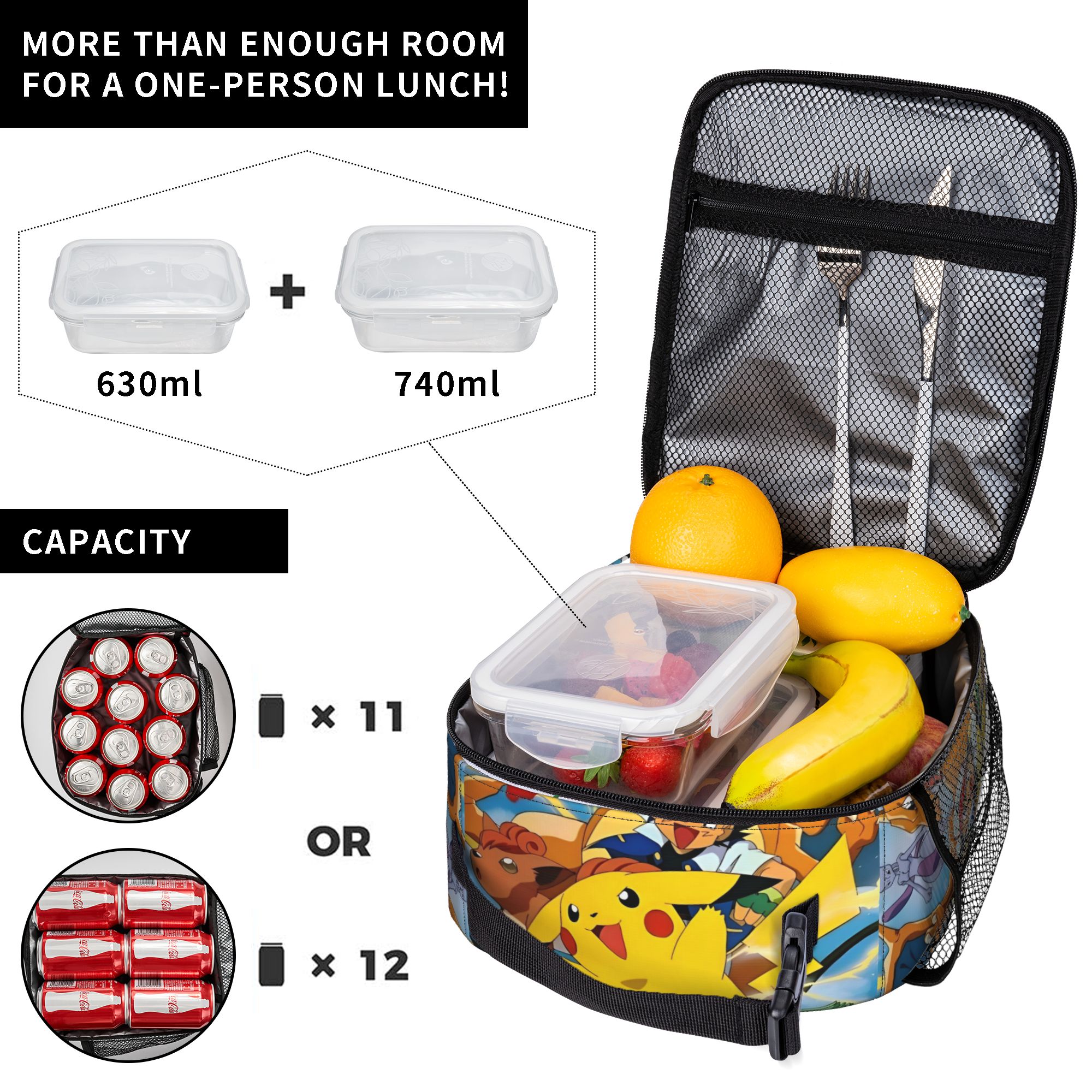 Cute Cartoon Manga Poke-Mon In - Tote Bag Sublimation 评论和价格