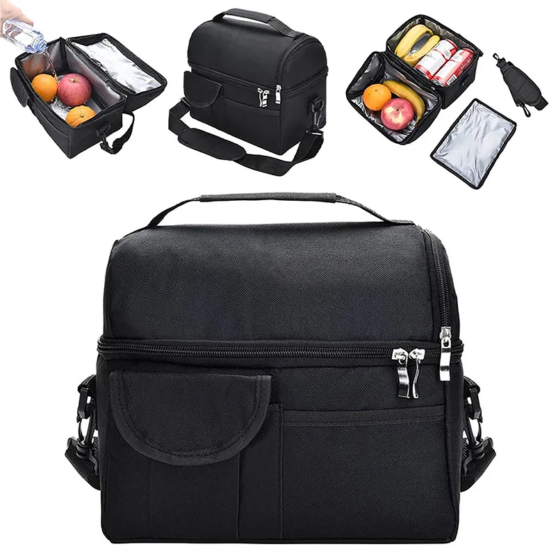 Large Insulated Lunch Box Leak - Tote Bag Sublimation 评论和价格