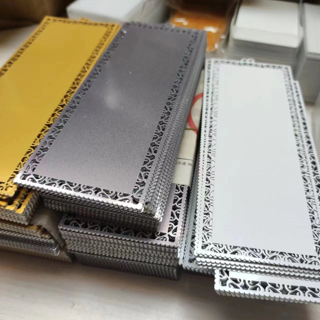 100pcs Blank Sublimation Metal - Puzzle Blank White 评论和价格