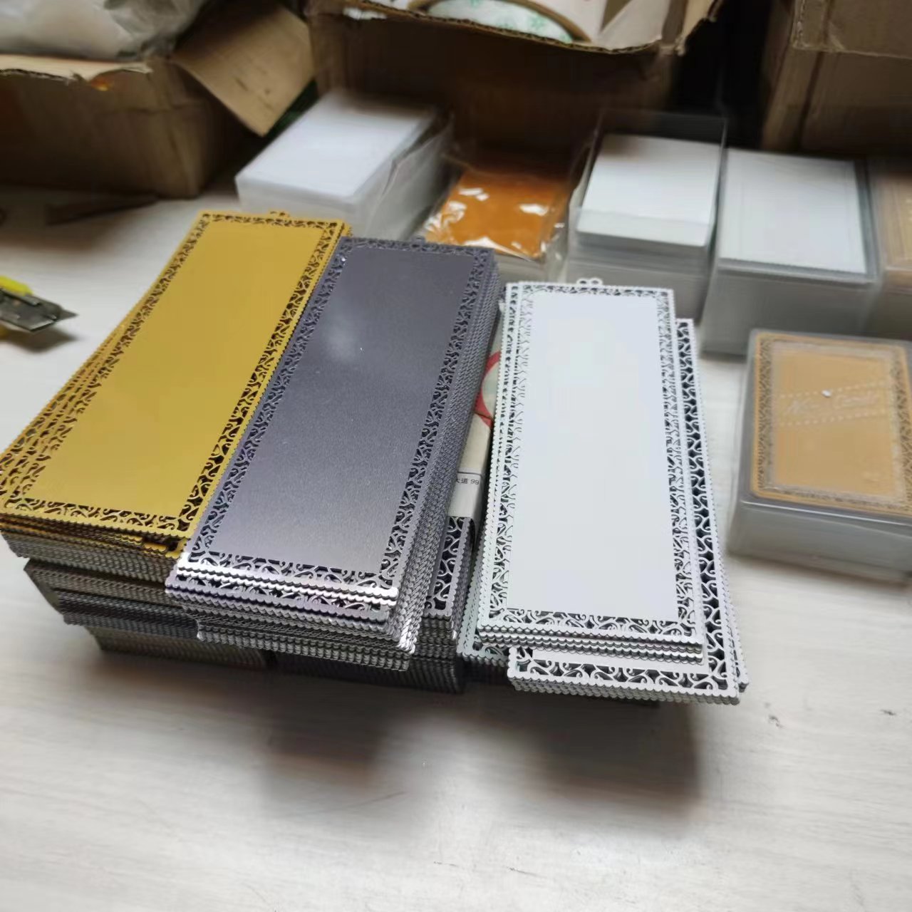 100pcs Blank Sublimation Metal - Puzzle Blank White 评论和价格