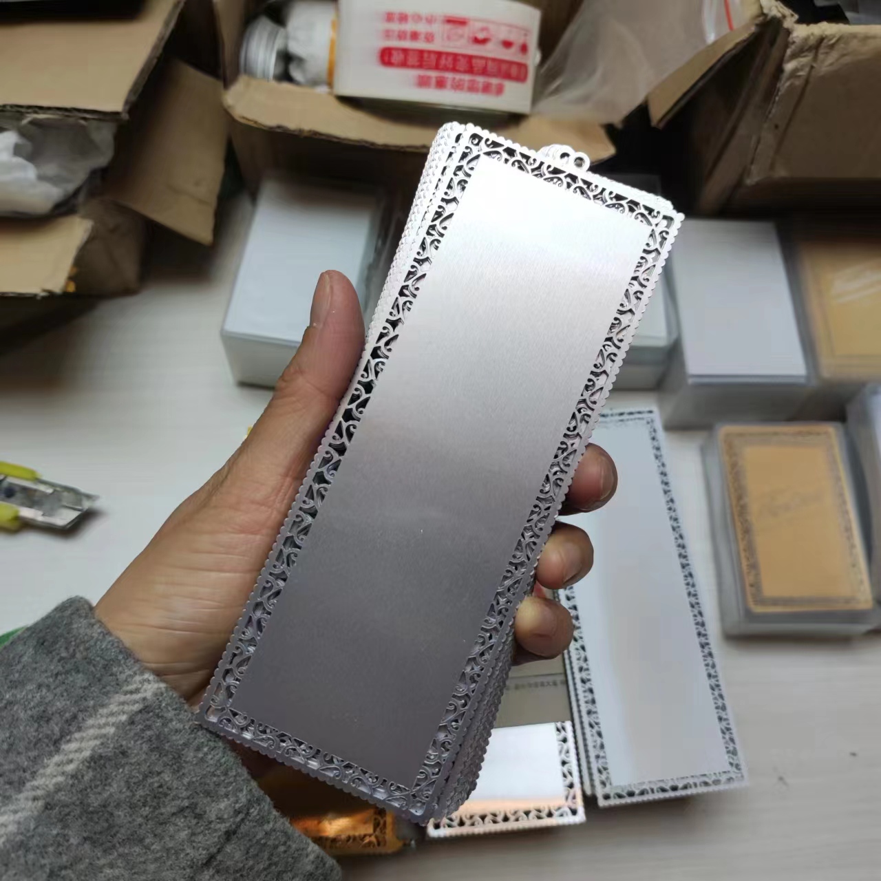 100pcs Blank Sublimation Metal - Puzzle Blank White 评论和价格