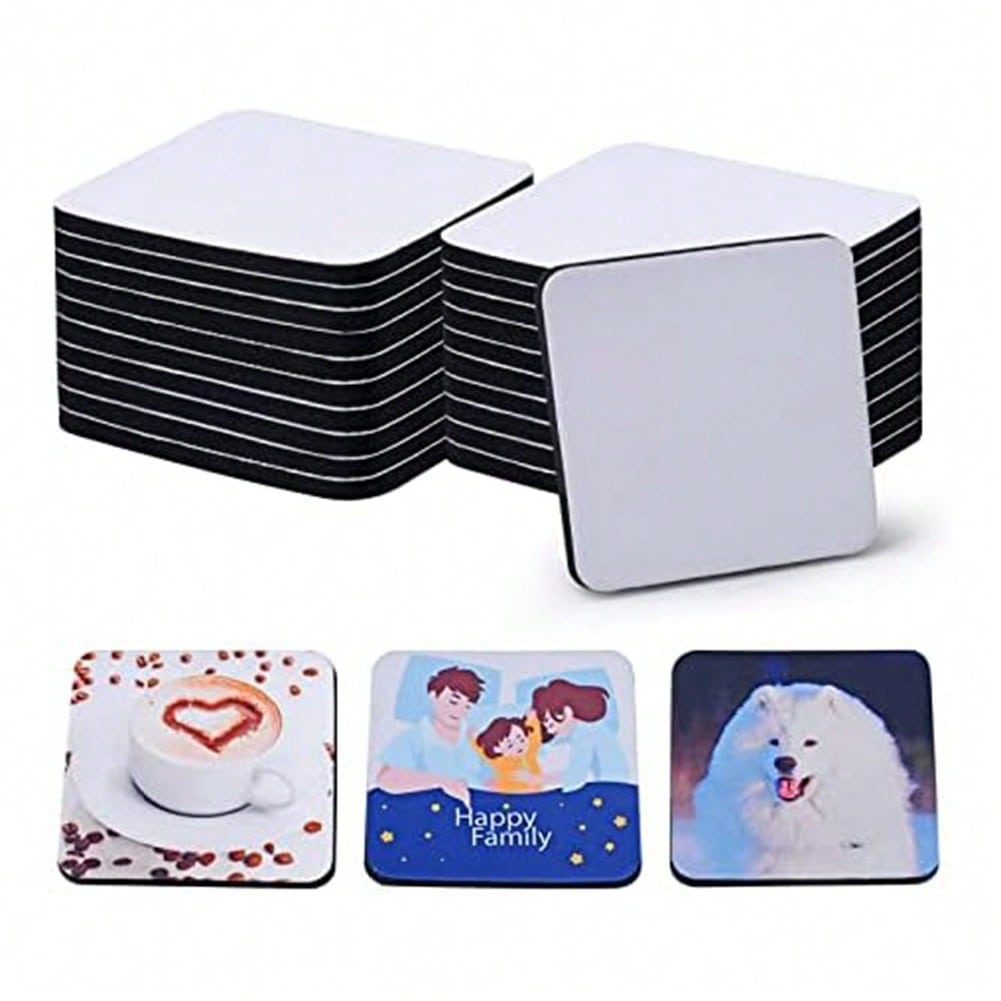 1PCS Square Sublimation Blanks - Coaster Sublimation Blank 评论和价格