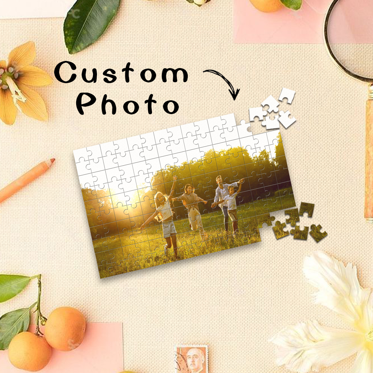 1pc Custom Photo Single Portra - Puzzle Blank White 评论和价格