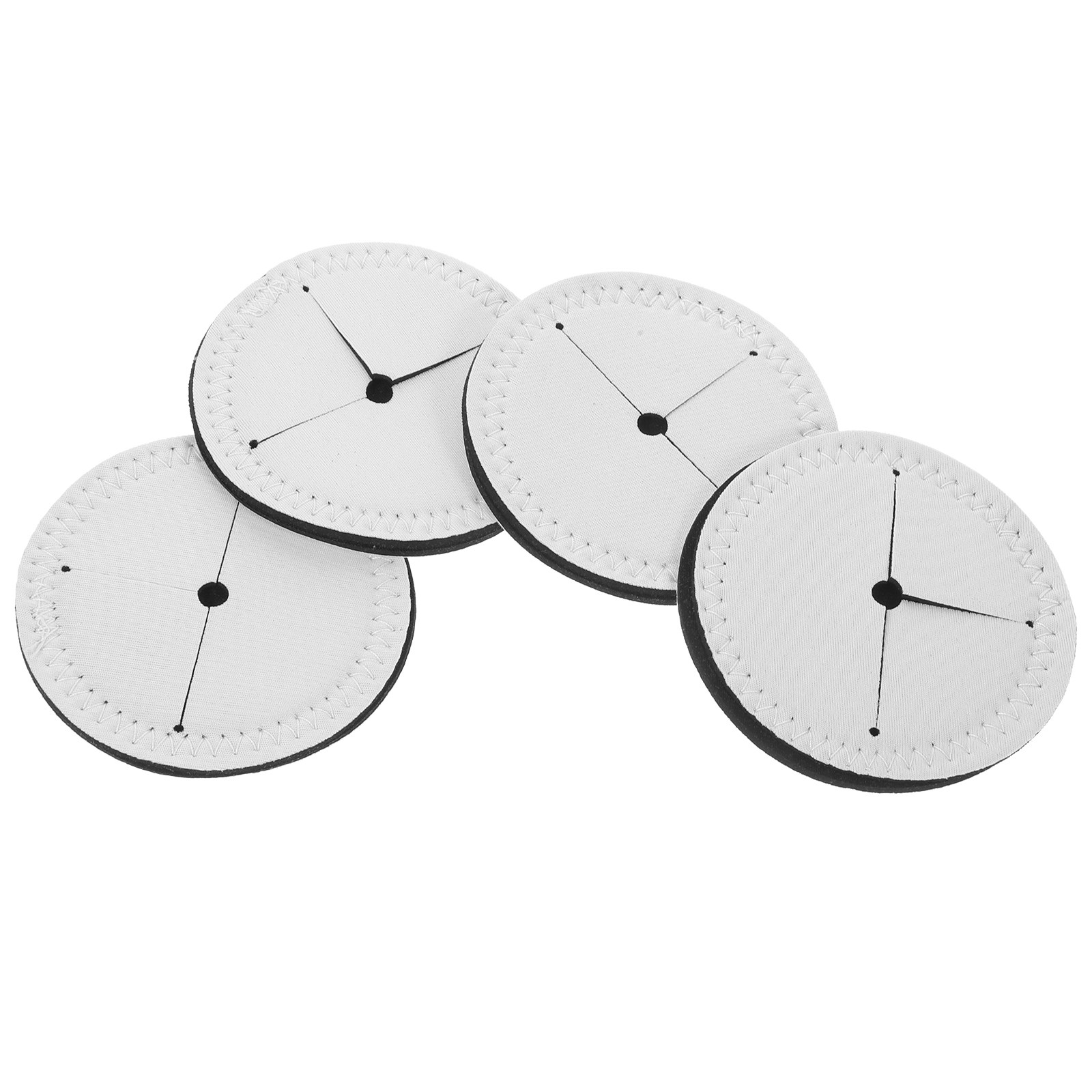 4Pcs DIY Wine Cup Coasters Hea - Coaster Sublimation Blank 评论和价格
