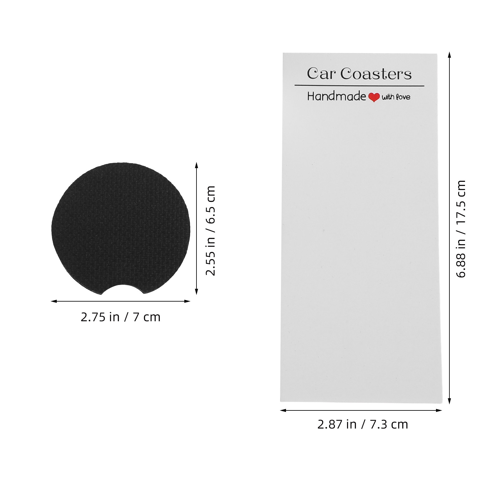 1Set Sublimation Blank Car Coa - Coaster Sublimation Blank 评论和价格