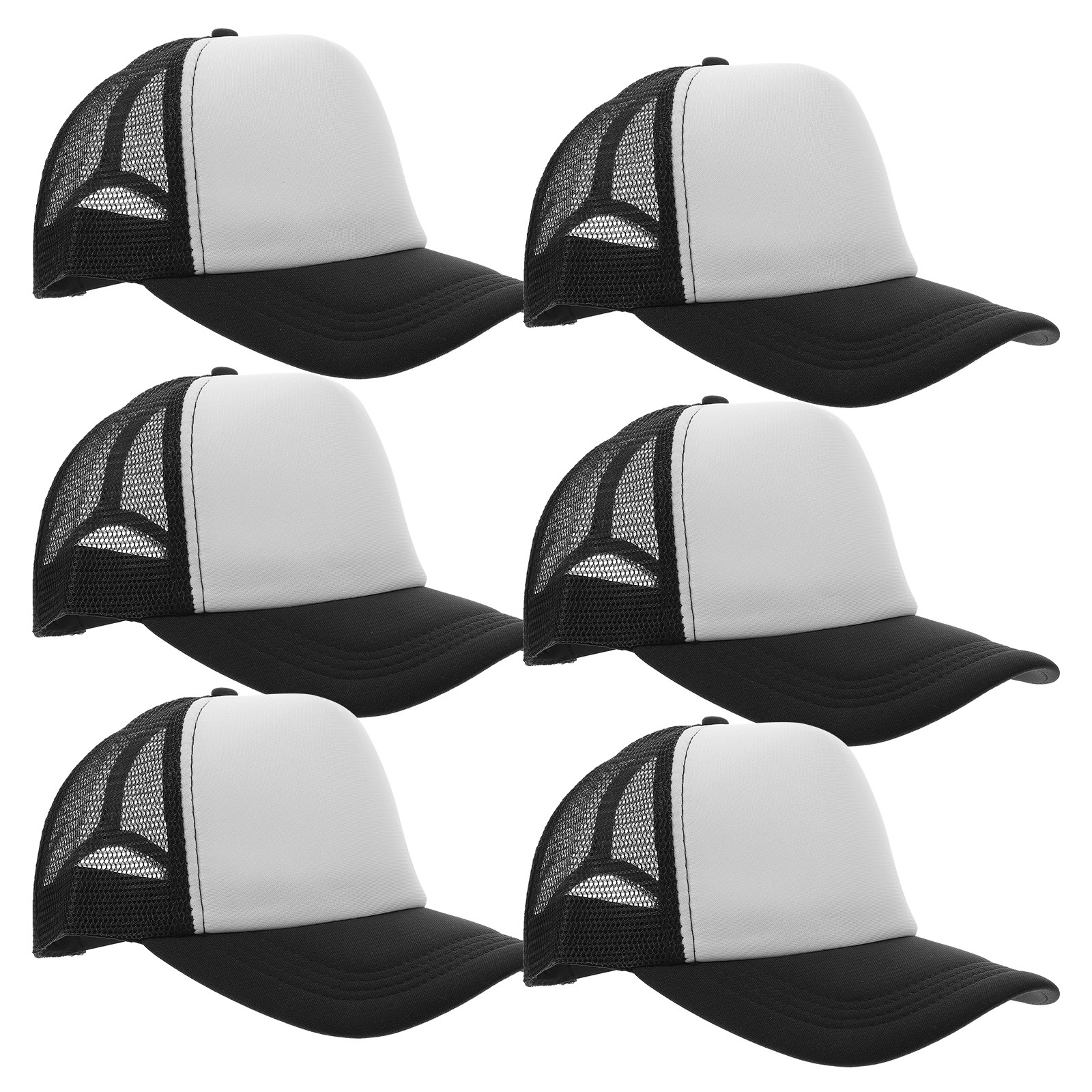 10Pcs Blank Mesh Baseball Caps - Hat Sublimation Blank 评论和价格