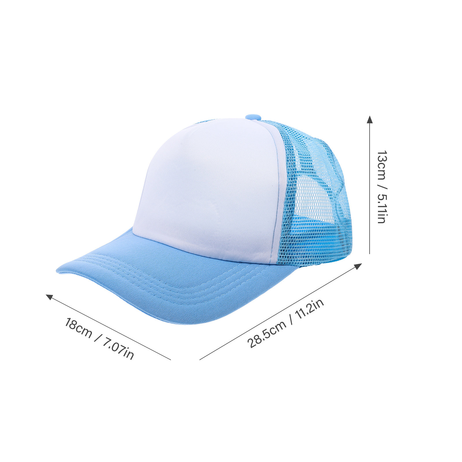 10Pcs Blank Baseball Hats Mesh - Hat Sublimation Blank 评论和价格