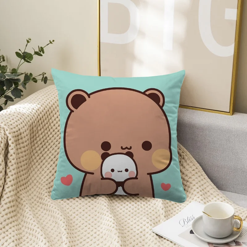 Anime Pillow Bubu Dudu Decorat - Pillow Cover Sublimation 评论和价格