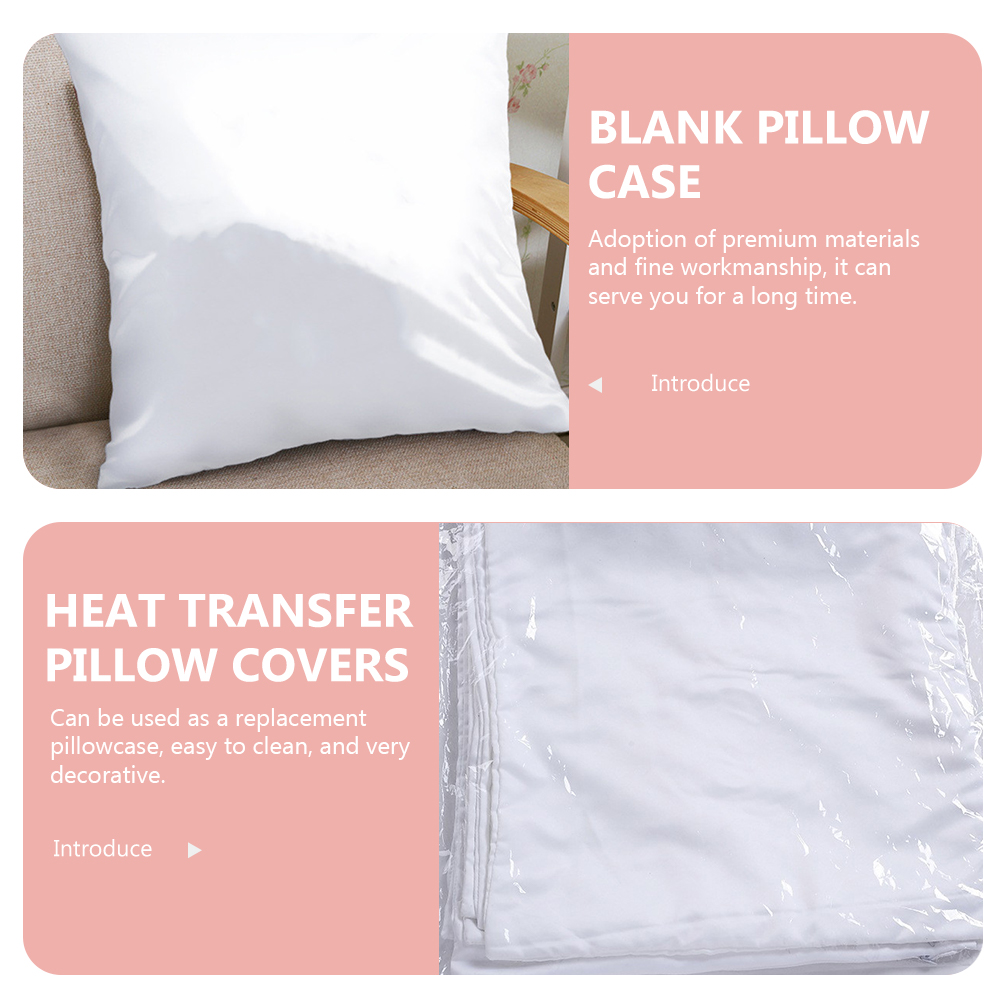 4Pcs White Sublimation Pillow  - Pillow Cover Sublimation 评论和价格