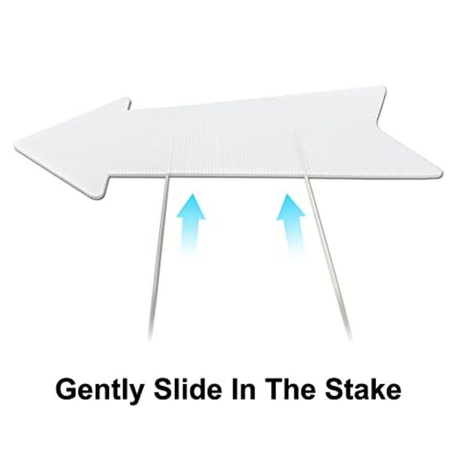 Blank Arrow Signs with Stakes  - Yard Sign Blank 评论和价格