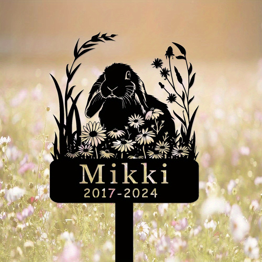 Custom Lop-Eared Rabbit Memori - Yard Sign Blank 评论和价格