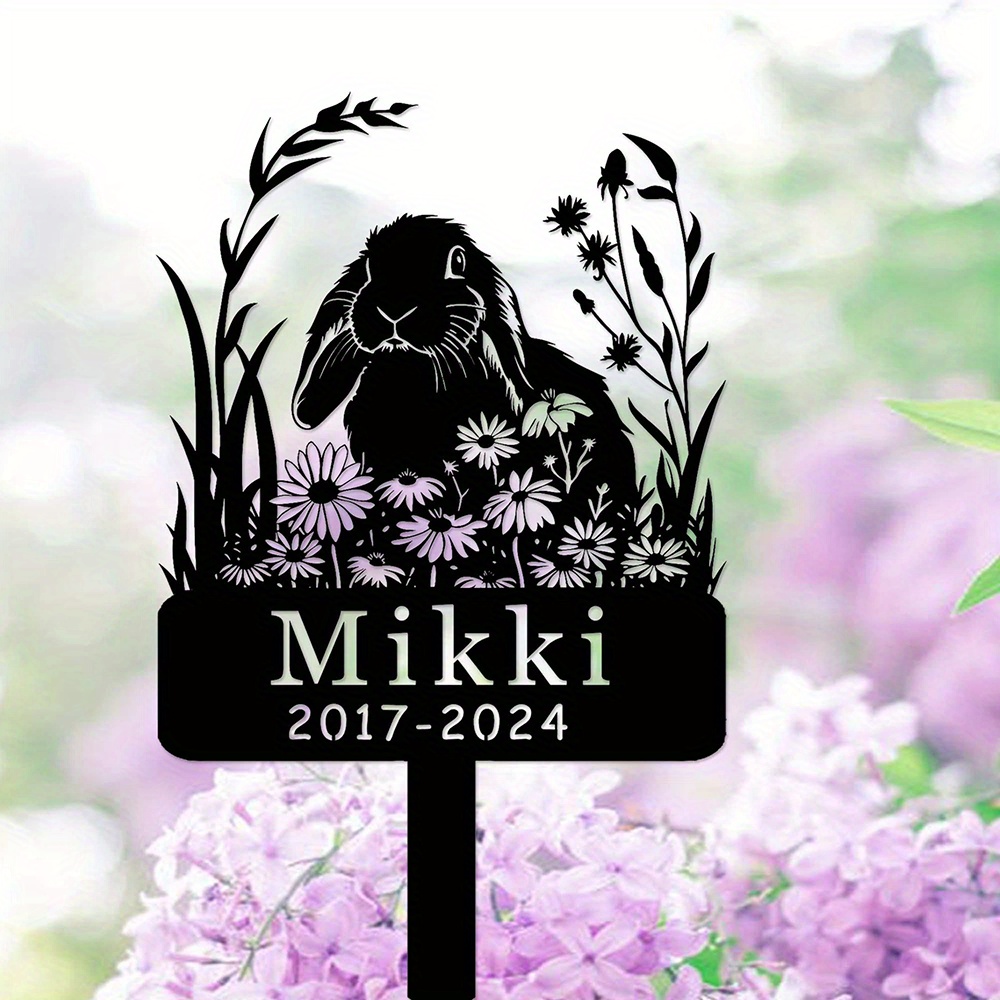 Custom Lop-Eared Rabbit Memori - Yard Sign Blank 评论和价格