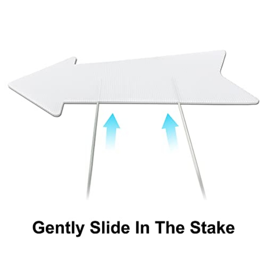 Blank Arrow Signs with Stakes  - Yard Sign Blank 评论和价格
