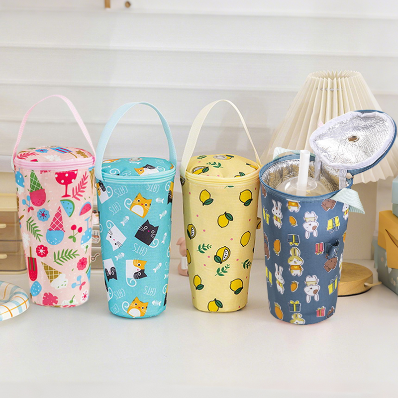 New Portable Milk Tea Tote Bag - Tote Bag Sublimation 评论和价格