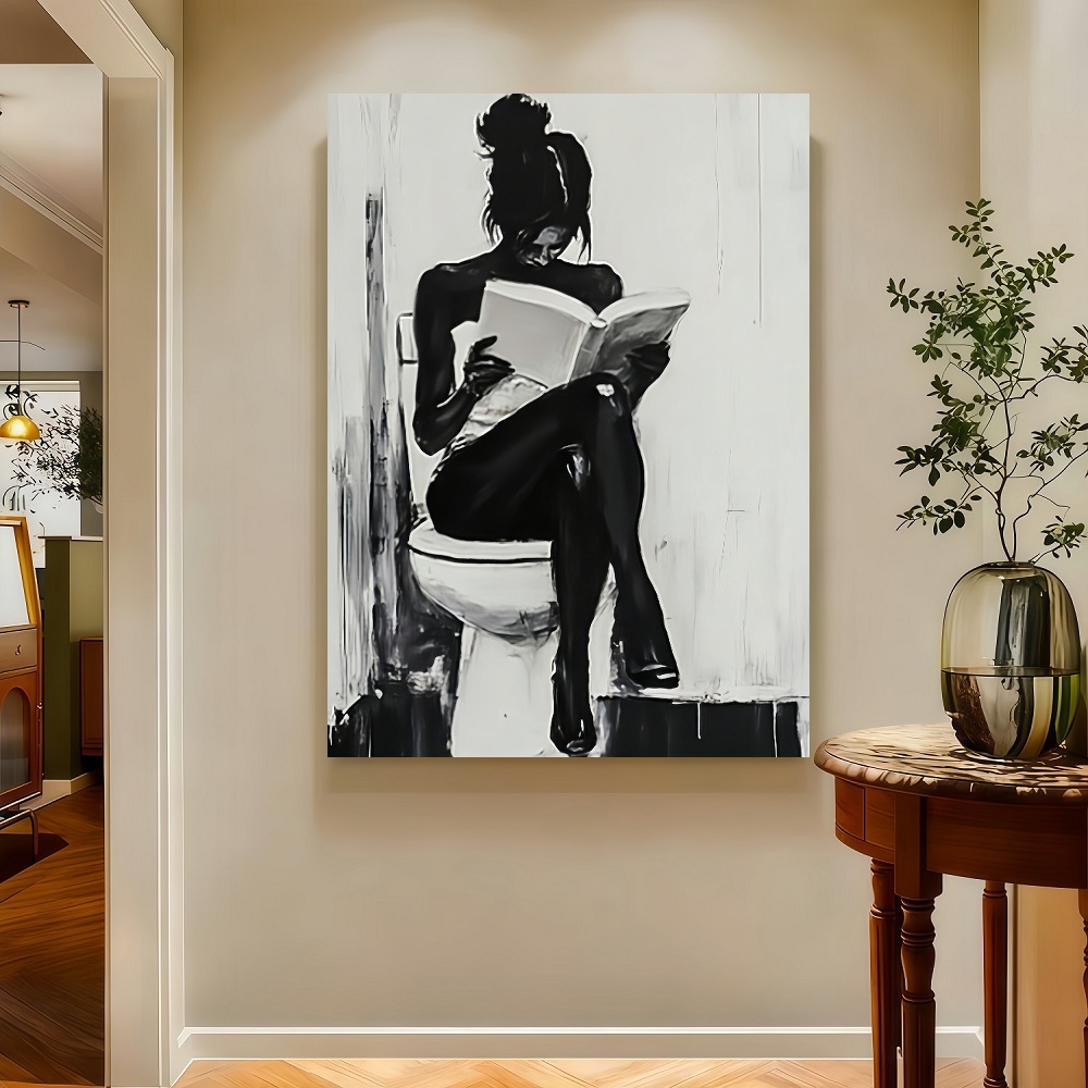 Framed 1pc Modern Abstract Wom - Canvas Wrap Ready 评论和价格