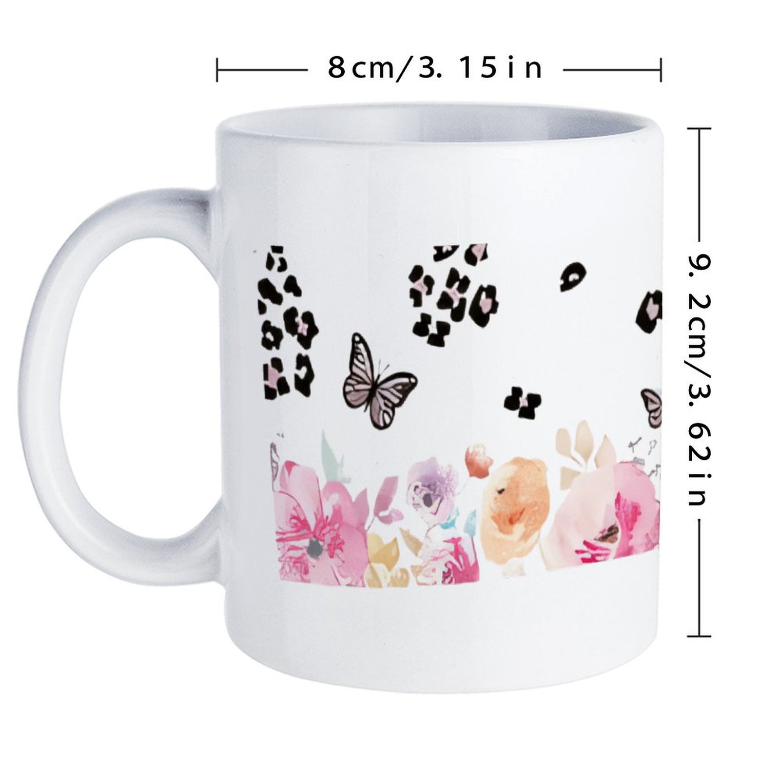 A Watercolor Painting Of Flowe - Sublimation Mug White 评论和价格