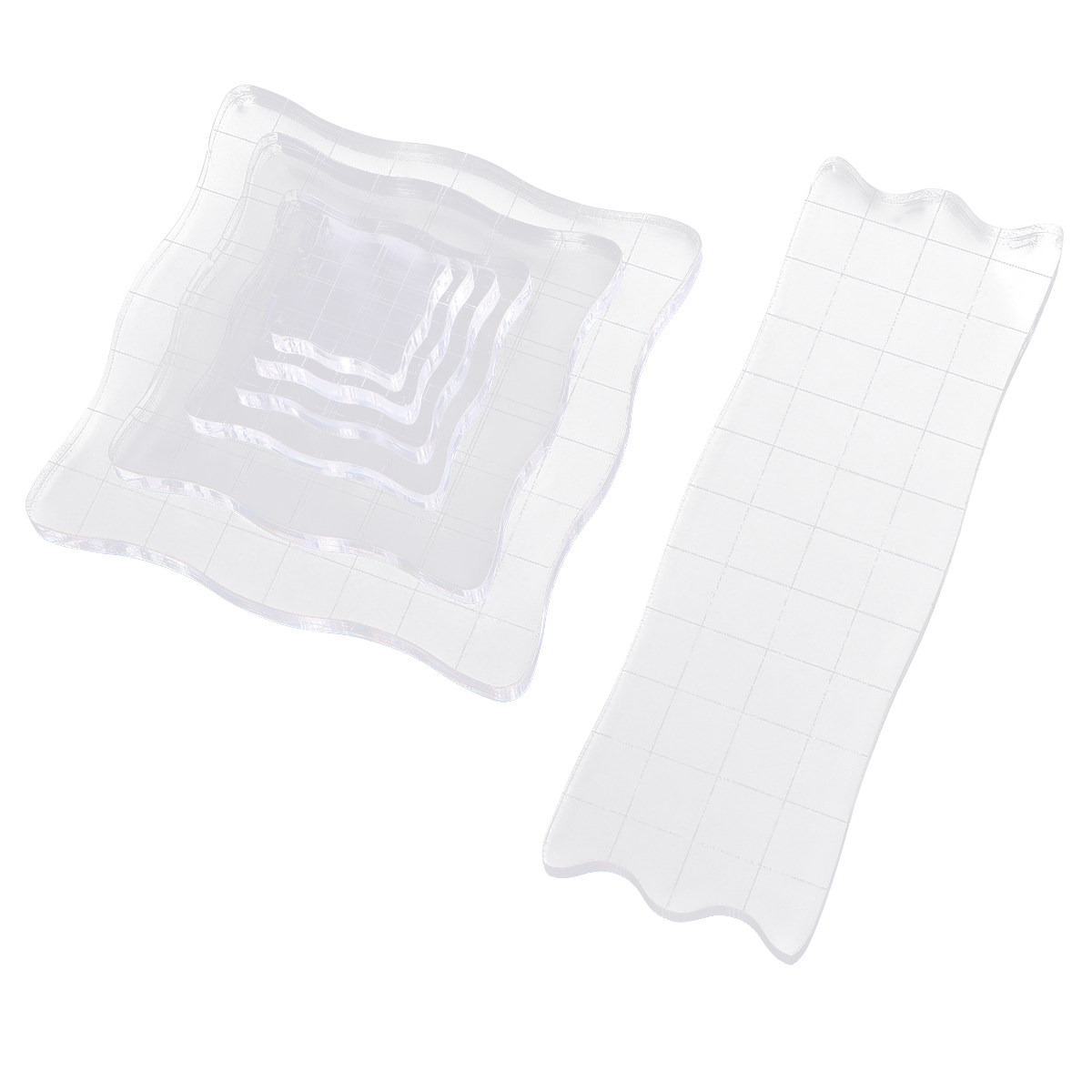 7Pcs Silicone Seal Supplies Ac - Photo Acrylic Block 评论和价格