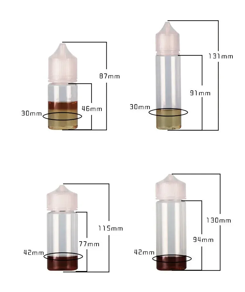 50PCS 30/60/100/120ml Empty Pl - Water Bottle Blank 评论和价格