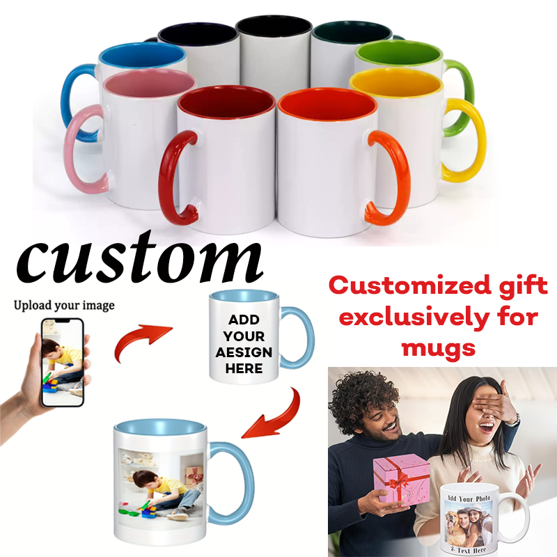 Custom Ceramic Mug Color Insid - Sublimation Mug White 评论和价格
