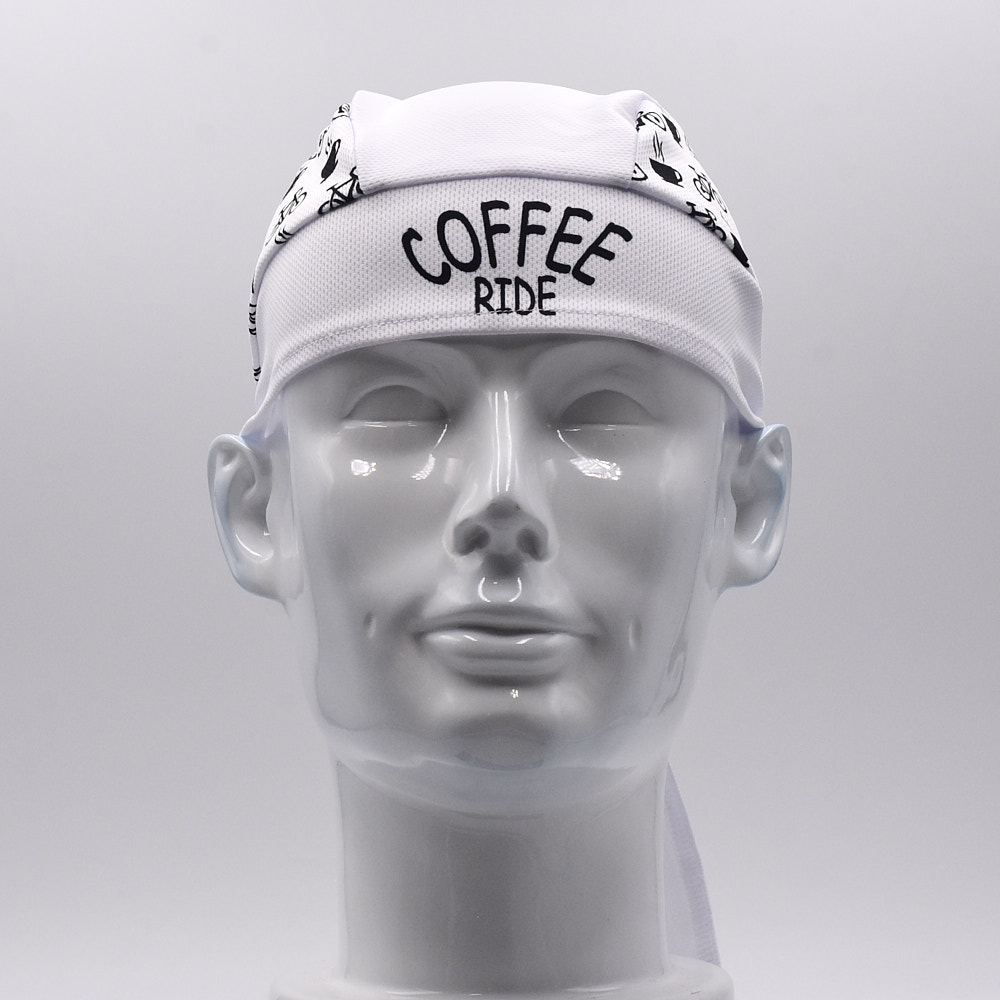 Classic Men White Cycling Cap  - Bandana Blank White 评论和价格