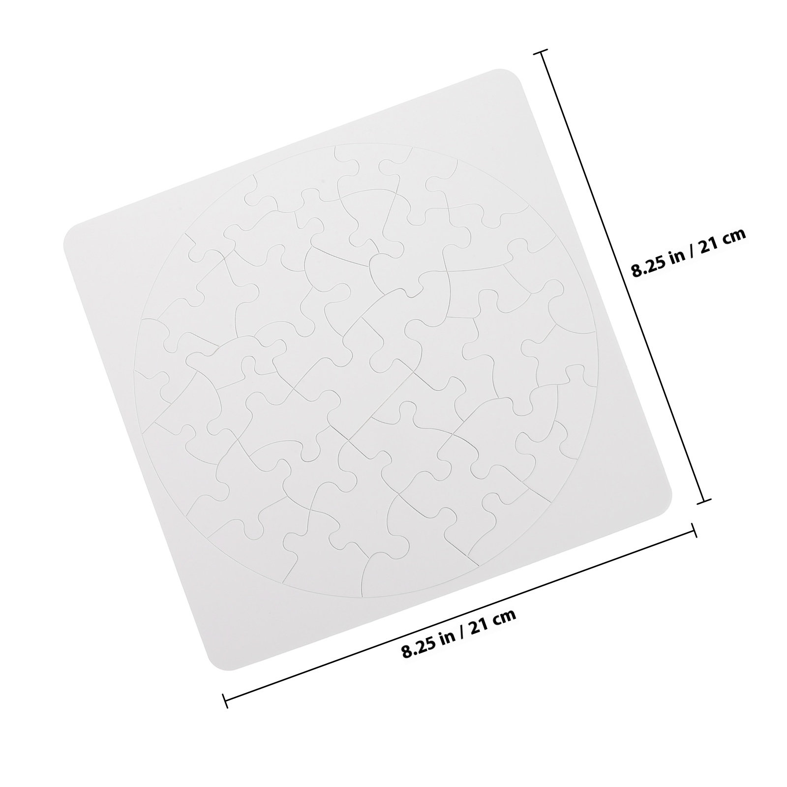 5 Sets Puzzle Sublimation Puzz - Puzzle Blank White 评论和价格